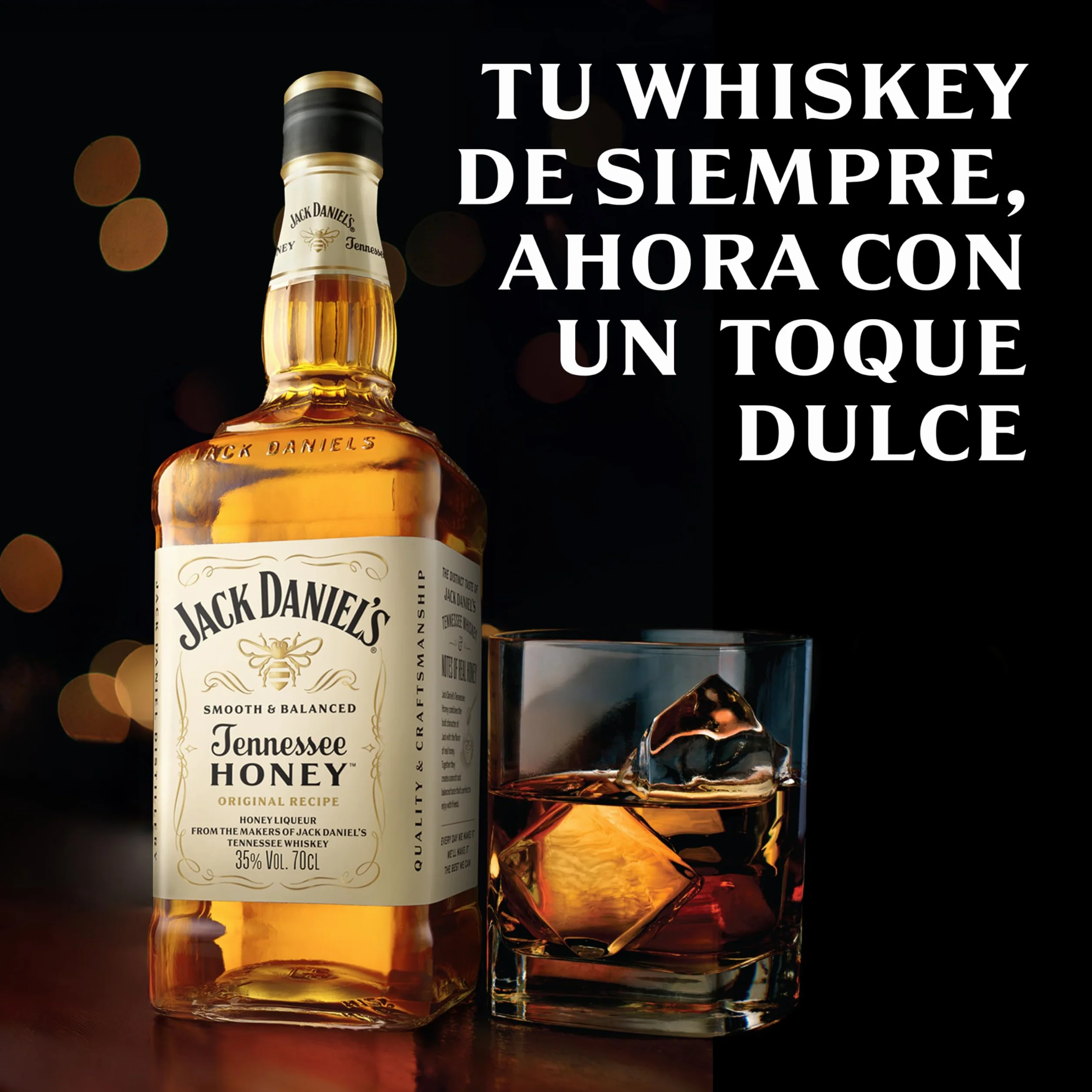 Jack Daniel's Tennessee Honey Whiskey, 35% Vol, 700ml