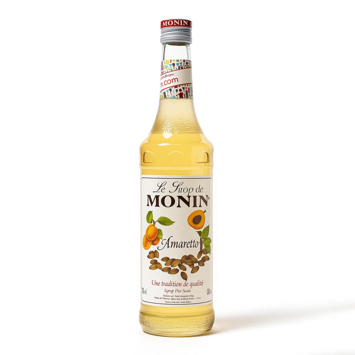 Monin Sirope Amaretto - Paquete de 3 x 700 ml - Total: 2100 ml