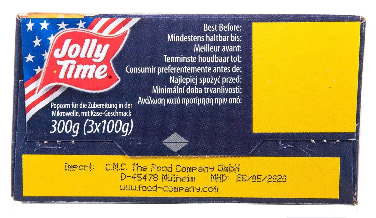 Jolly Time Microware Popcorn Cheese Flavor (3x100g)