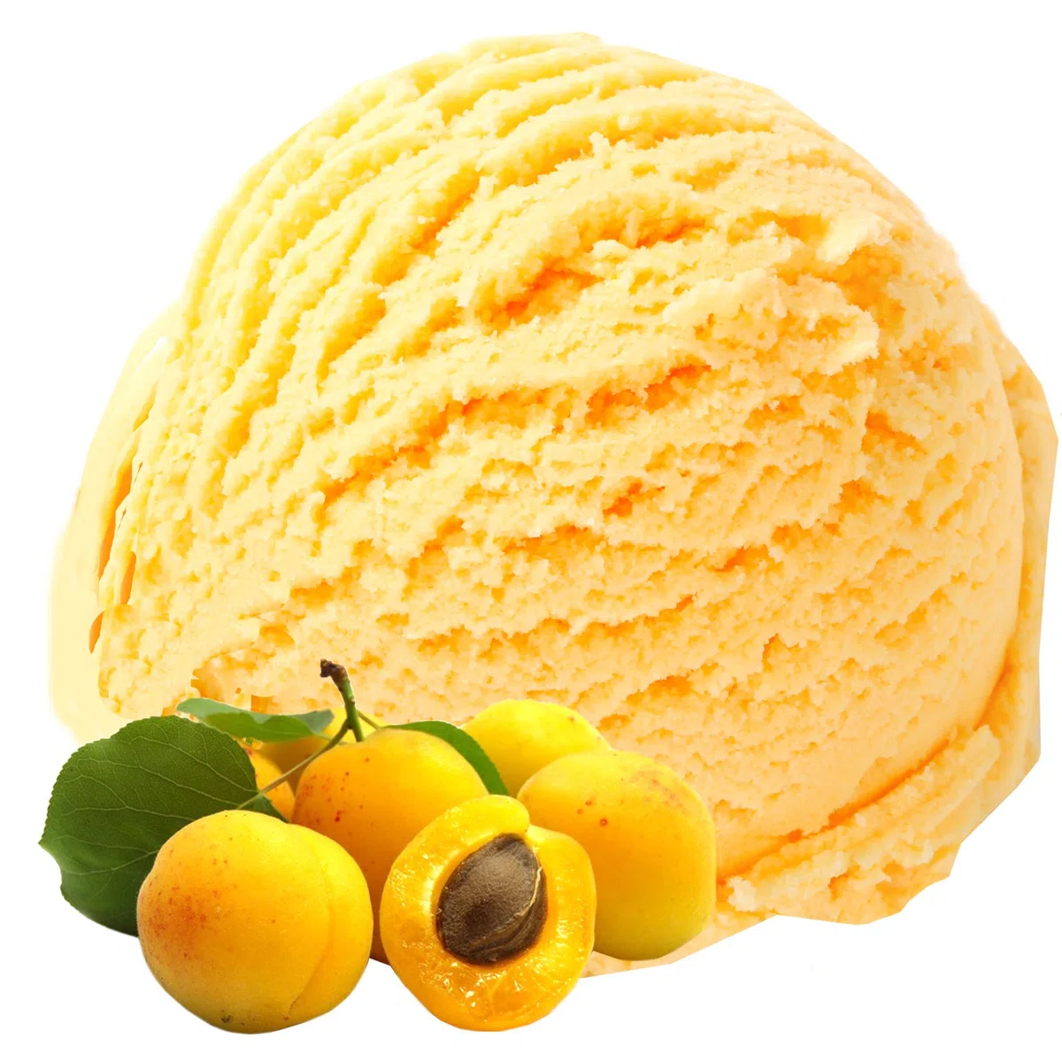 Sabor de albaricoque 1Kg Helado de Gino Gelati Polvo para helado Polvo de helado Polvo de hielo suave