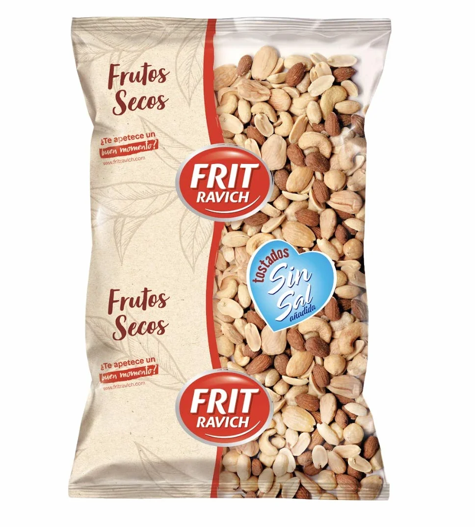 Cóctel Frutos Secos Tostados Sin Sal 1 Kg