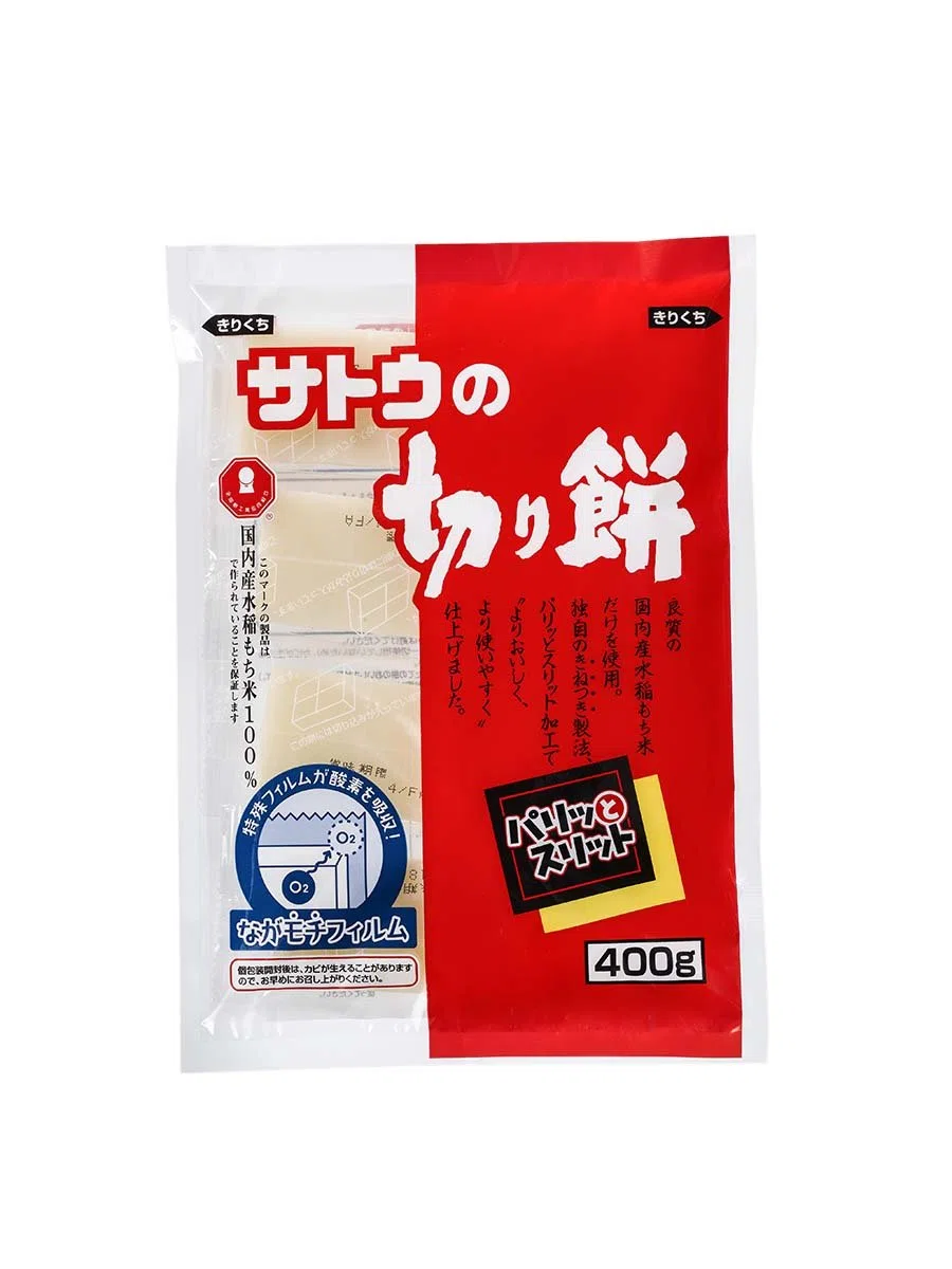 Pastel de arroz japonés Sato Kirimochi Mochi 400 gramos