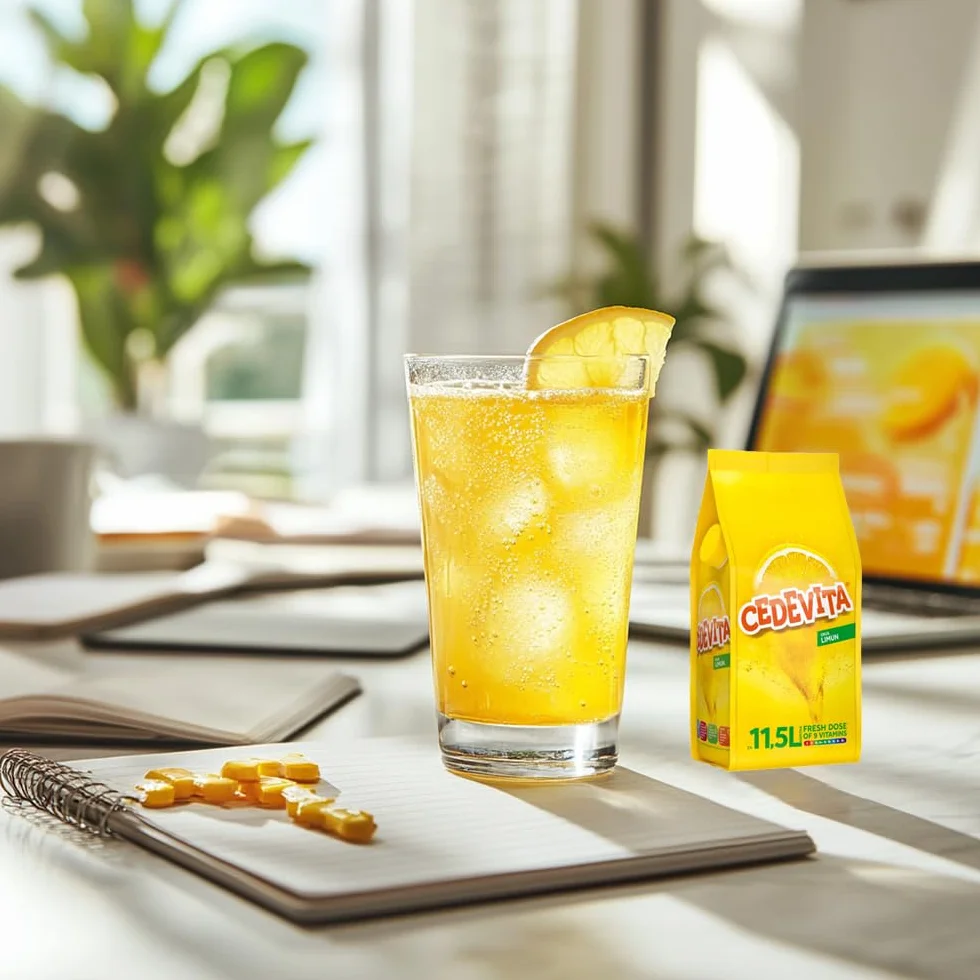 Cedevita Instante 9 Bebida De Vitaminas En Gránulos 1 kg (para 13 Litros De Bebida) Limón