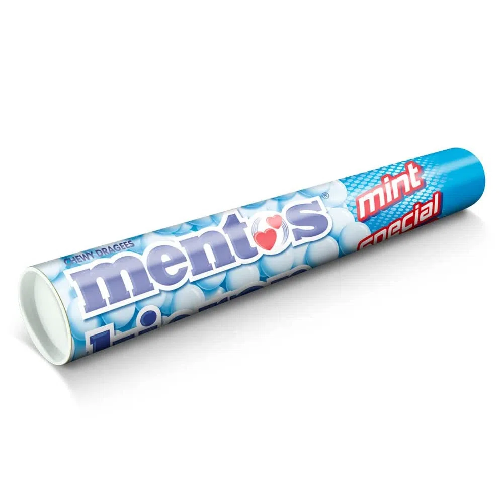 Mentos XXL con nombre o mensaje - Mentos roll xxl de menta personalizado para el amante de los dulces que ama el aliento fresco