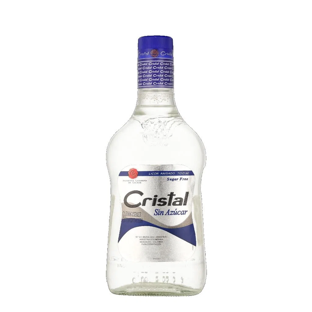 Cristal Aguardiente Sin Azucar 0,7L (30% Vol.)
