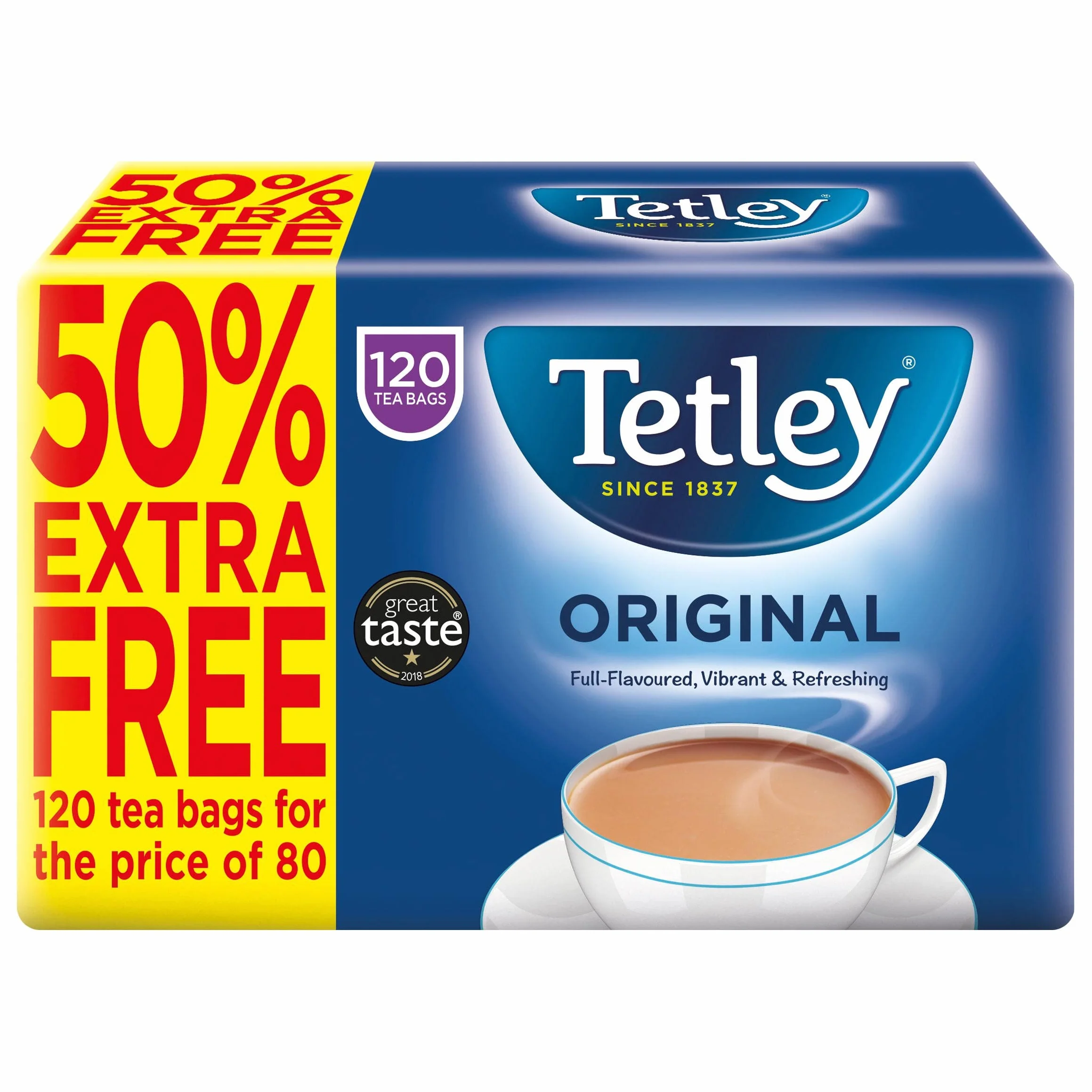 Tetley Bolsitas de Té Originales x120