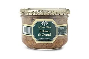 Rillettes de pato 180g Le Vieux Chêne