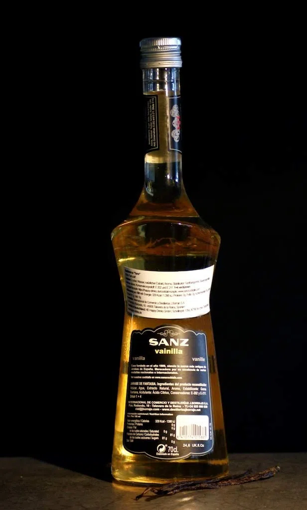 Sirope de Vainilla Sanz 70 cl