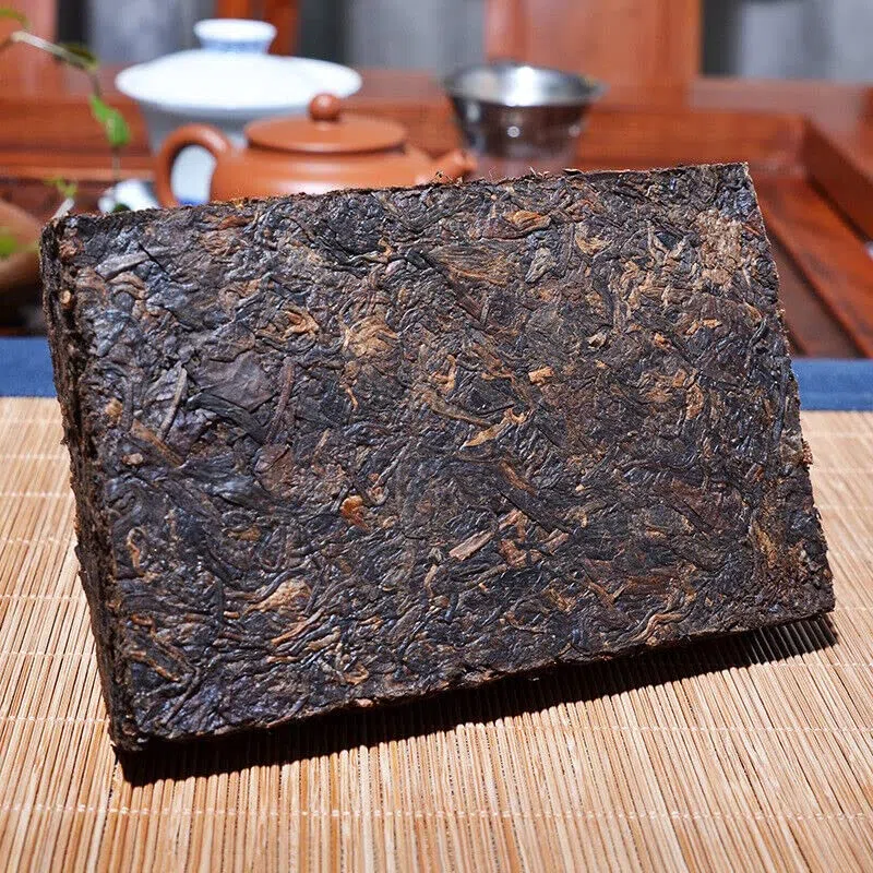Shu Puer Materia Prima Vieja Madura China Té Puerh de Ladrillo 250g (250g*2)