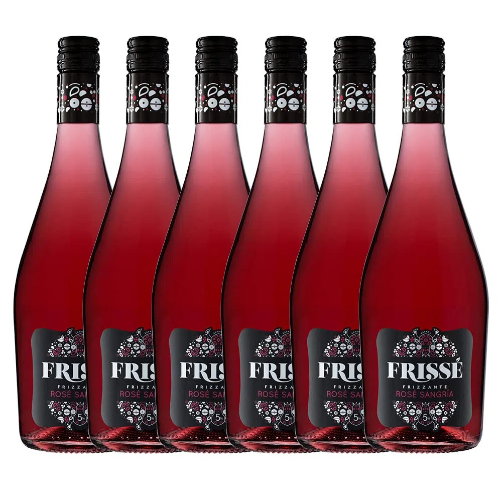 Frissé Frissé Rosado - 6 botellas x 750 ml - Total:4500ml,1 item