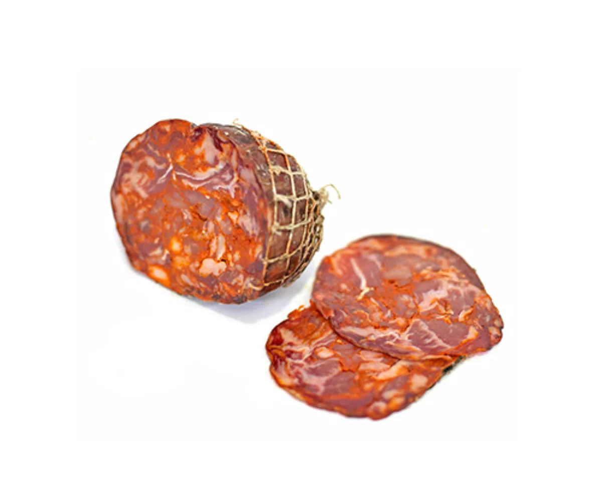 Corsevilla - Morcón Iberico Bellota - Morcon de Bellota Iberico - Morcon Iberico - Iberico de Bellota - Morcon Iberico de Bellota - Embutidos - Gourmet - Sin Gluten - Sin Lactosa - 0.600 gramos Aprox