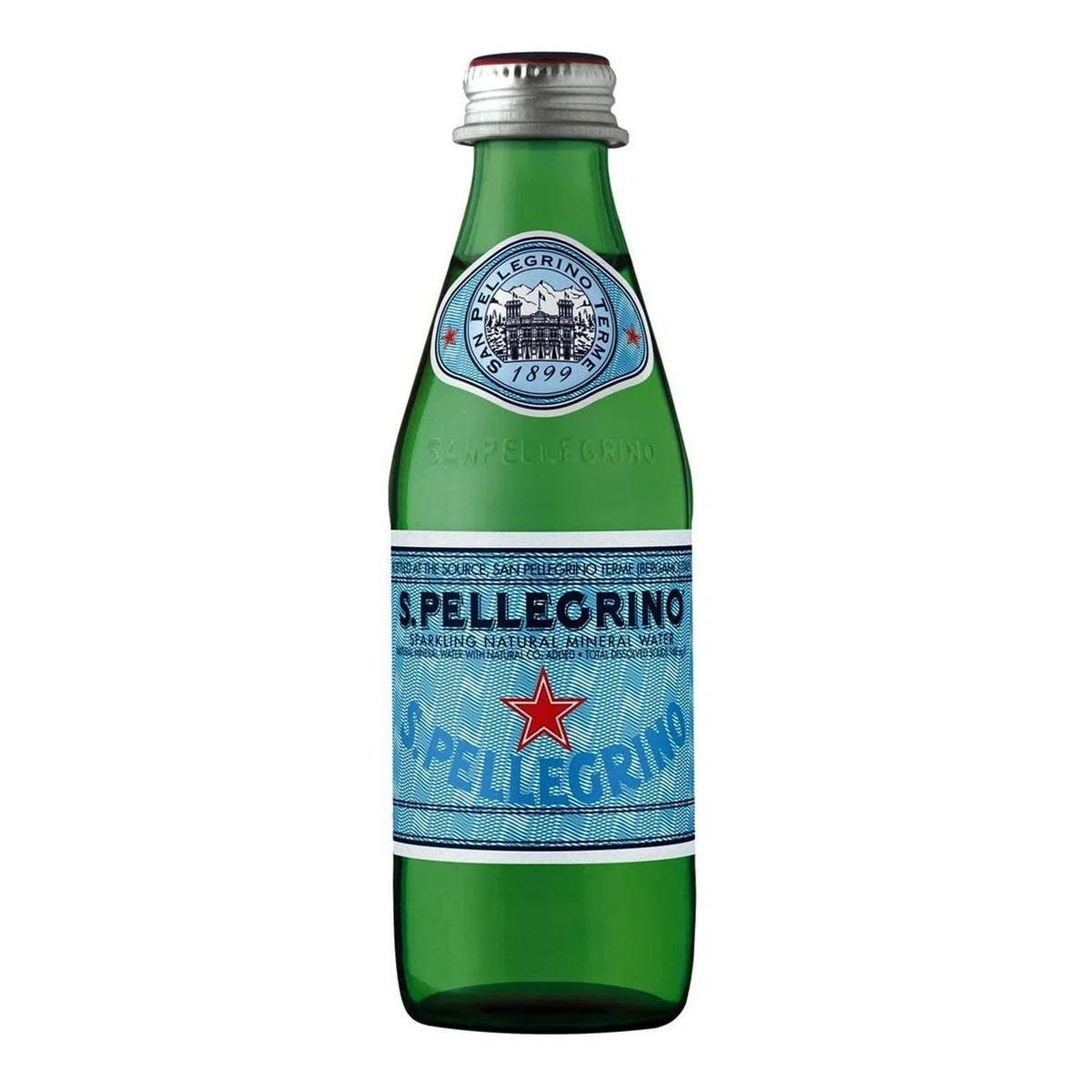 San Pellegrino Agua Mineral Natural Con Gas (6X250ml) (Paquete de 2)