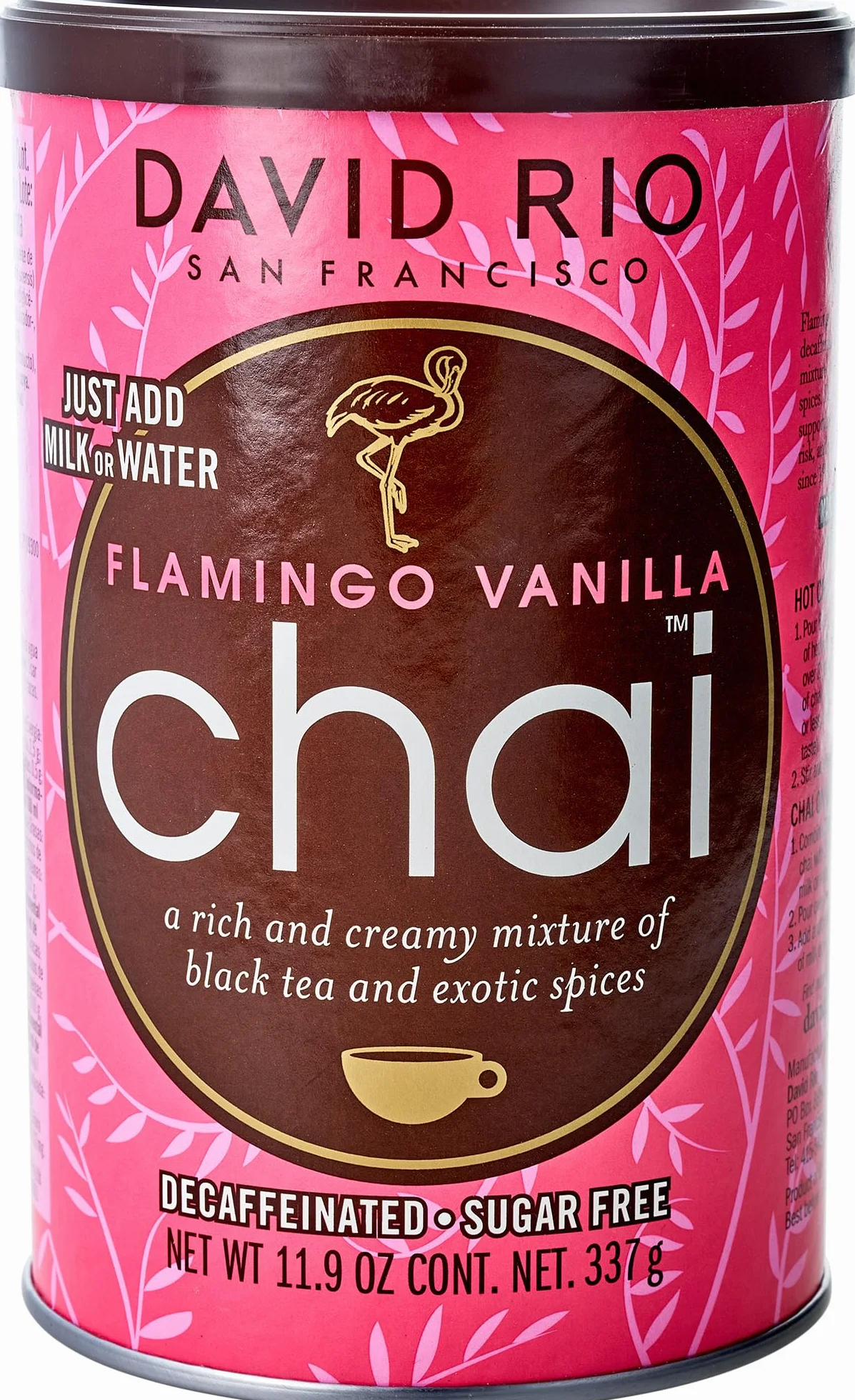 David Rio Chai Vanille Flamant, 1 Paquet 337 G