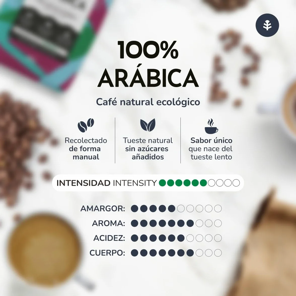 Pack 4x Café molido Eco 100% Arábica Planeta Huerto 250 g