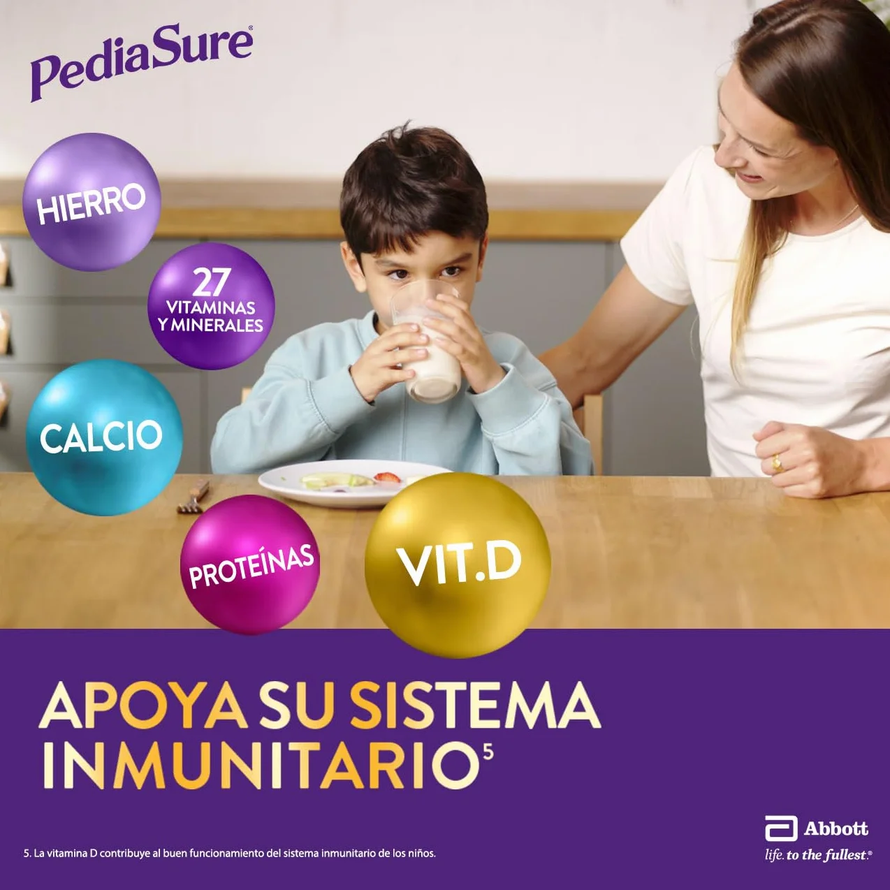 Pediasure Chocolate Complemento Alimenticio para Niños Proteínas Vitaminas Minerales Pack 8 x 200ml