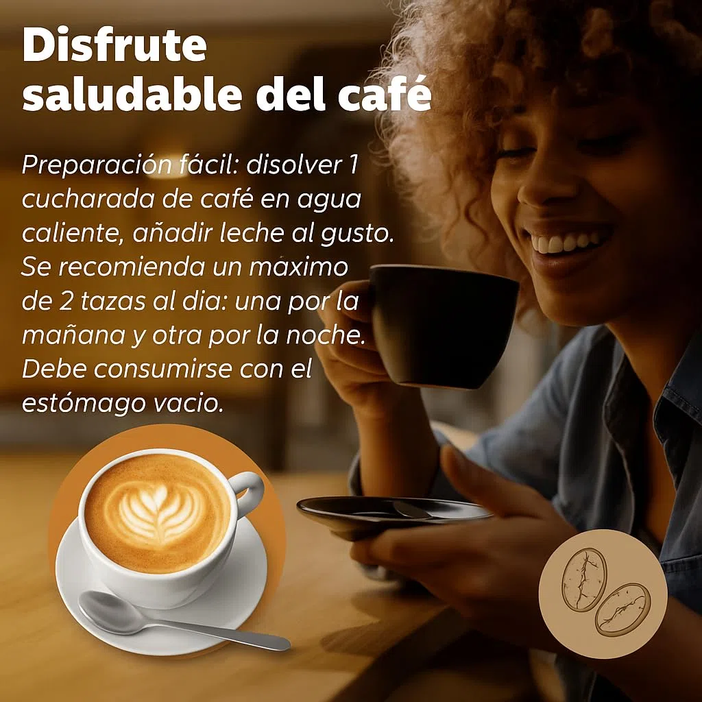 Café Detox con Achicoria y Propóleo - Café Dietético | Natural Premium | Apoya la Pérdida de Peso | Saludable y 100% Natural | Aumenta la Energía | Promueve la Digestión y la Desintoxicación
