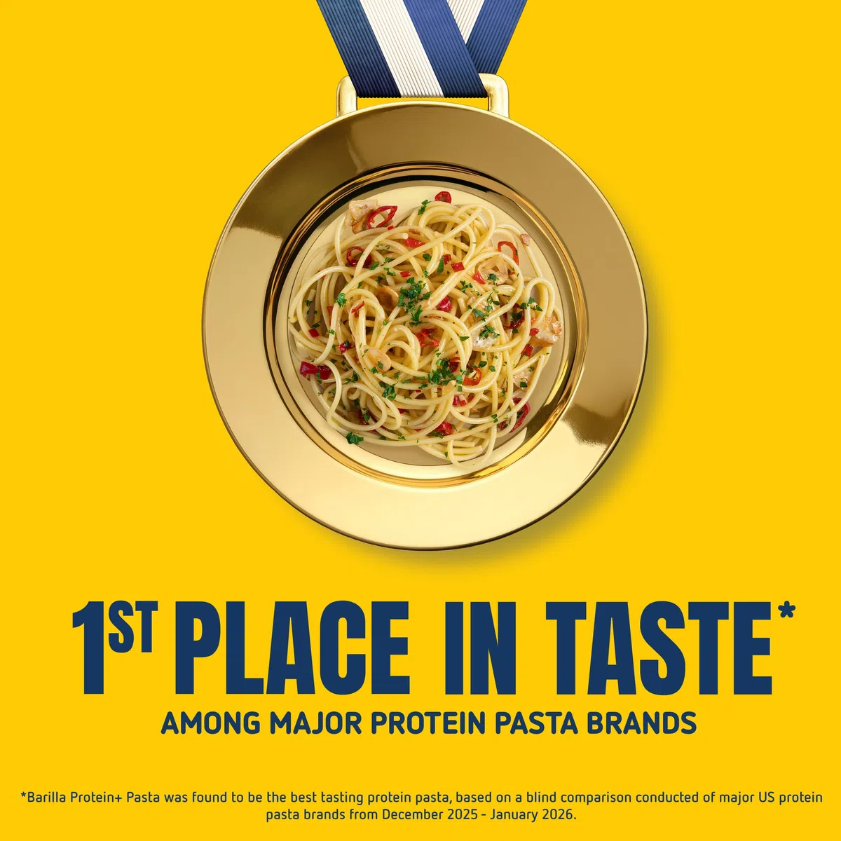 Protein+ - Proteína de pasta espaguetis de lentejas, garbanzos y guisantes. Buena fuente de proteína a base de plantas, pasta proteica sin OMG, certificado Kosher, caja de 14.5 onzas