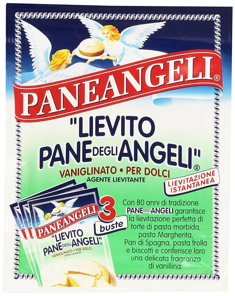 3 x Paneangeli lievito vanigliato 48 g pasta salsa de vainilla levadura (3 bolsas de 16 g)