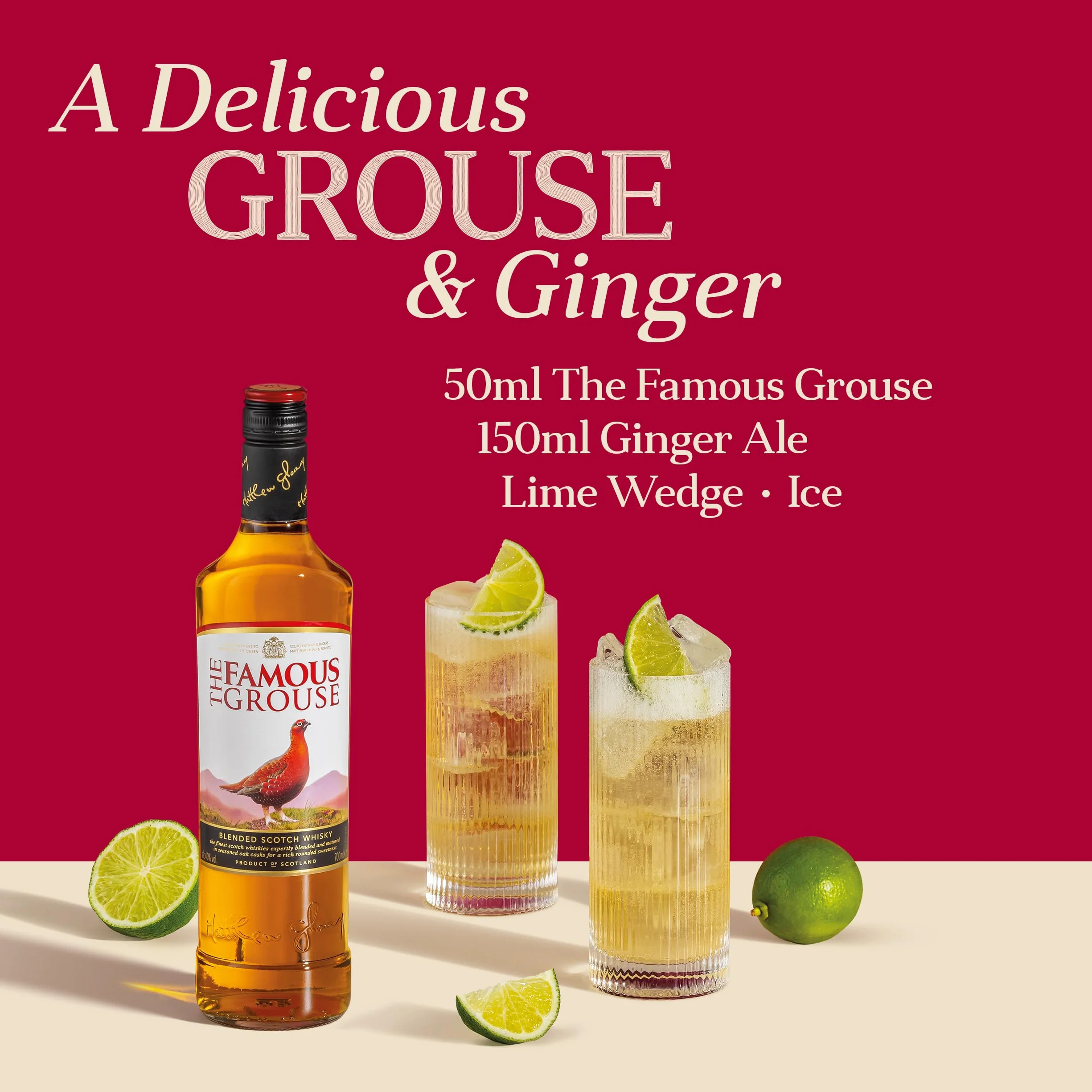 The Famous Grouse Blended Scotch Whisky 40% Vol. 1l