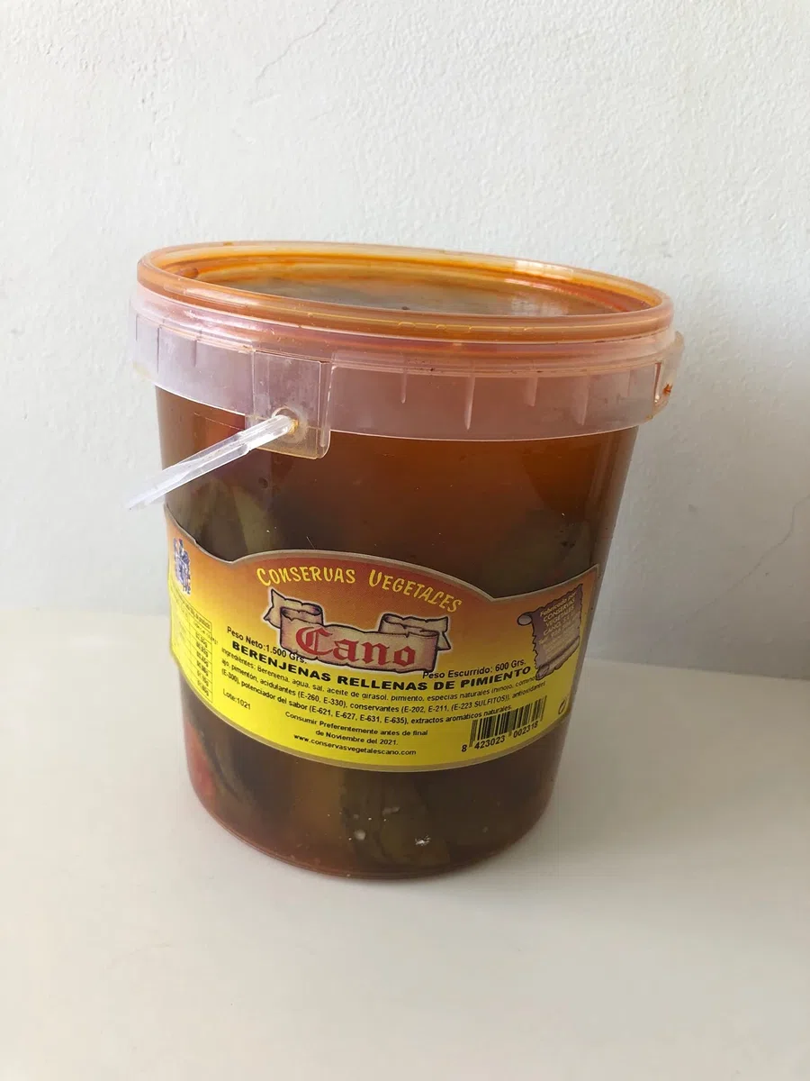 Berenjenas Rellenas de Pimiento 1450 g