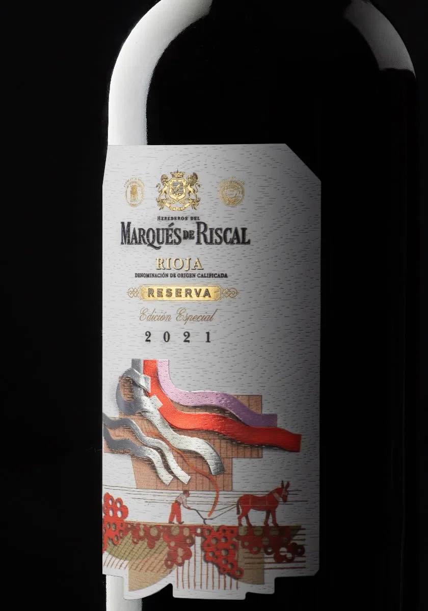 Marques De Riscal Reserva Edición Especial, Vino Tinto, Denominación de Origen Calificada Rioja, Botella individual con cánister de 750 ml