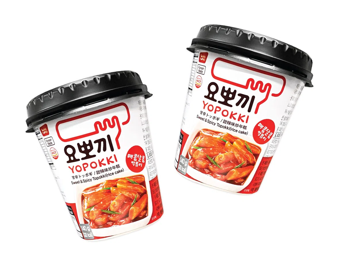 Yopokki - Pastel de arroz coreano en taza - Copa de arroz coreano - OG ASIA (2 unidades)