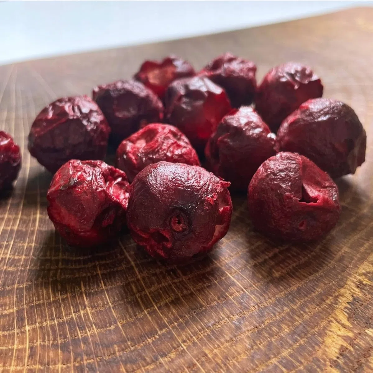 HiFood cerezas liofilizadas 25 g – frutas enteras, sin azúcares añadidos ni conservantes, de sabor natural