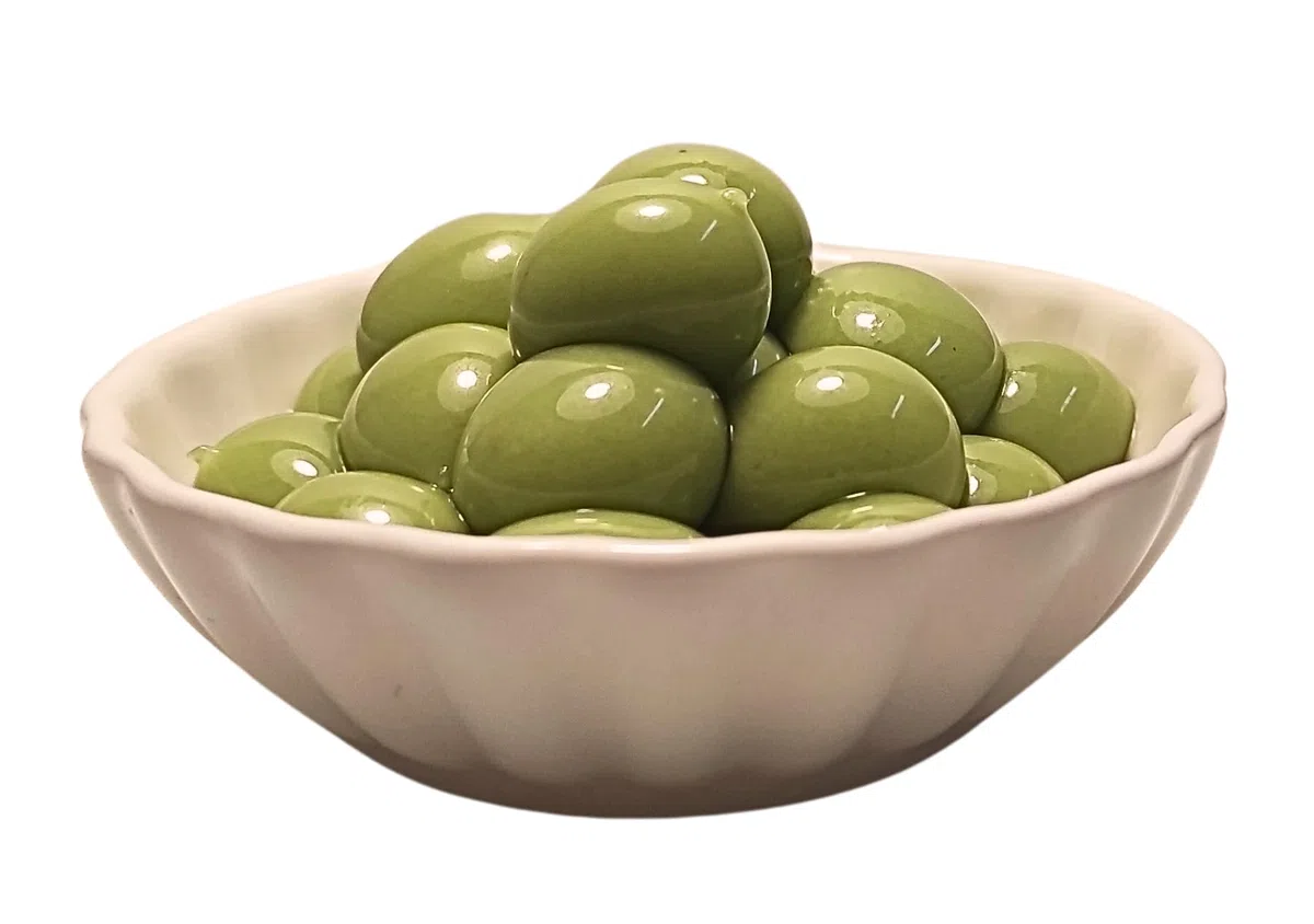 Singularities sabores - 50 Esferificaciones de Oliva o Aceituna Verde - Esferas de Aceituna Triturada, Perlas Gourmet para Aliño o Decoración - 180 g
