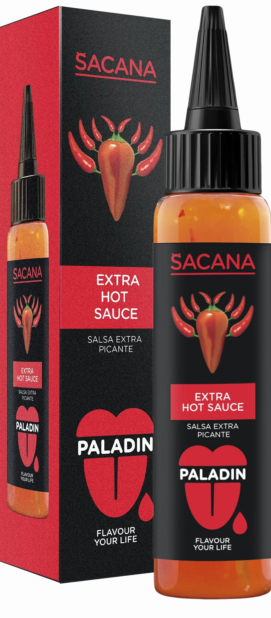 Paladin Sacana SALSA EXTRA PICANTE 75ml Box Of 6