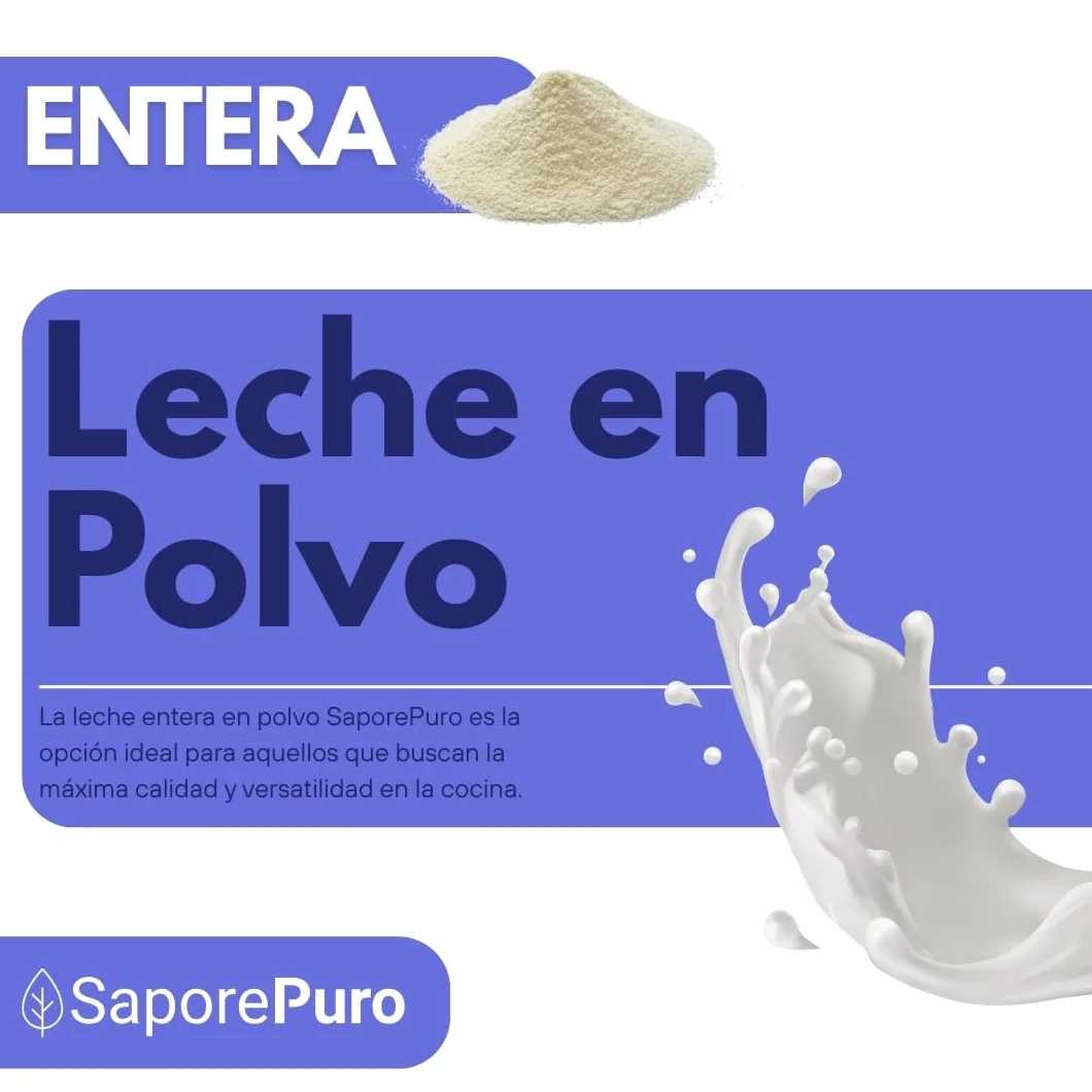 Saporepuro Leche en polvo entera 1 kg 26% grasa