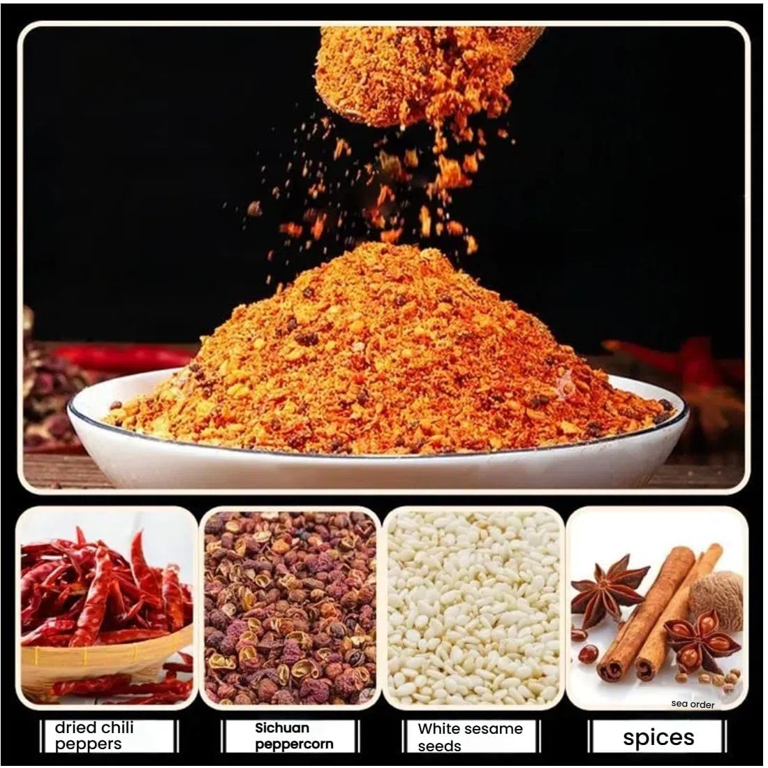 Sal y pimienta picante 46g * 2 condimentos domésticos embotellados condimento chino picante de sal y pimienta