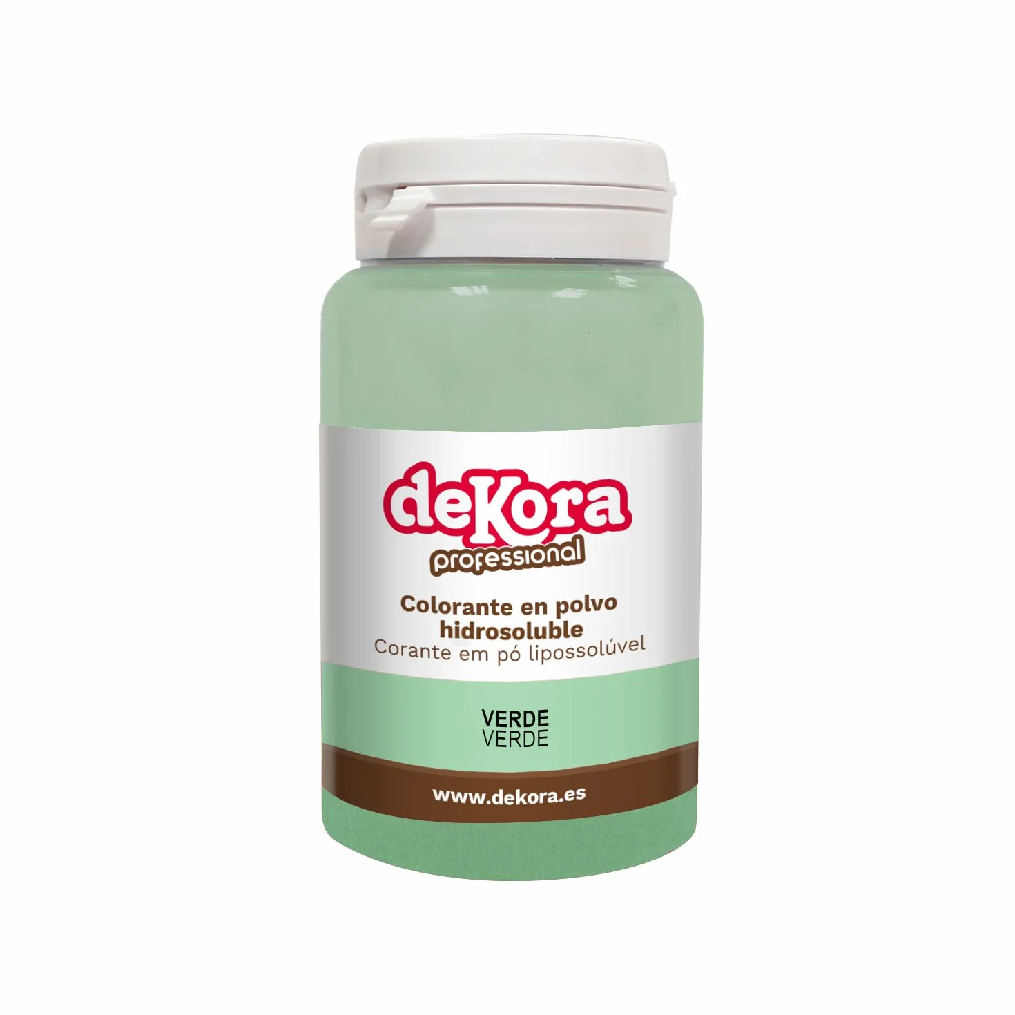 Dekora Colorante Alimentario en Polvo Hidrosoluble Verde 25 gr