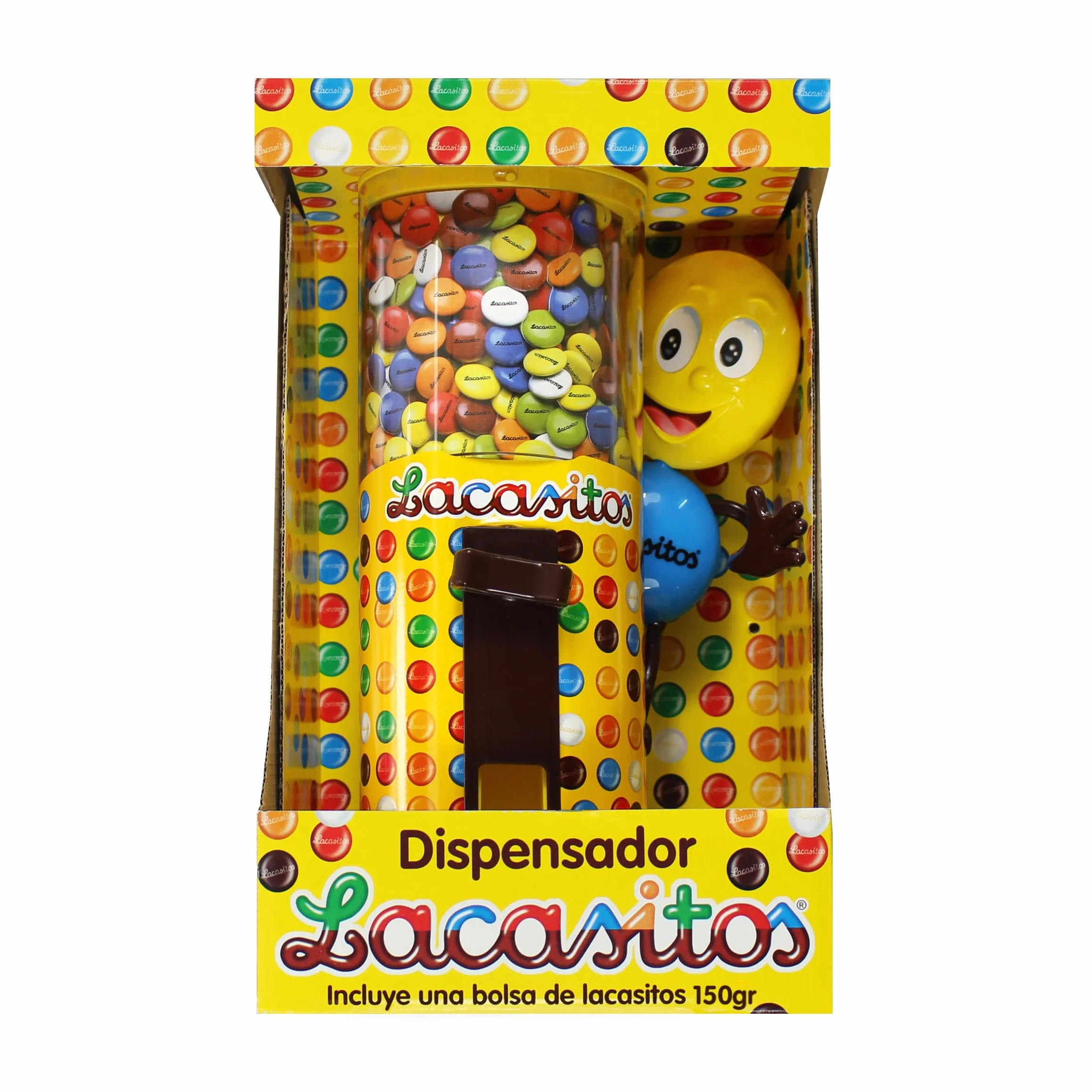 Lacasitos Dispensador de Grageas de Chocolate 150 gr