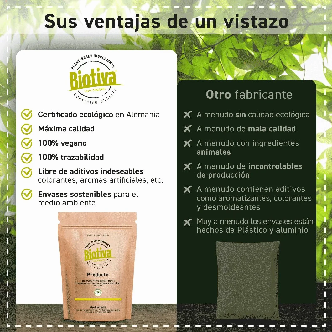 Biotiva Comino orgánico entero 250g - Empacado y controlado en Alemania (DE-ÖKO-005)
