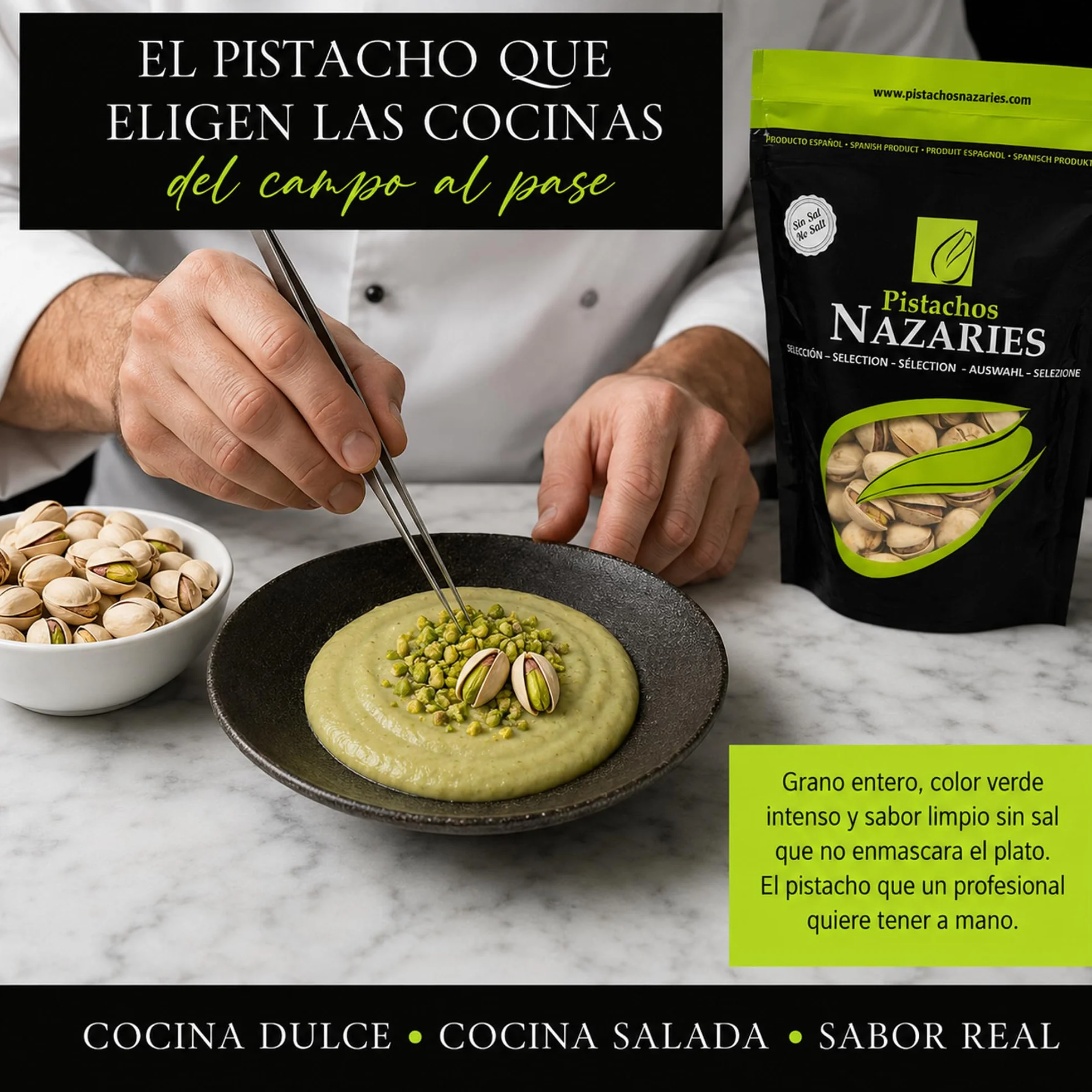 PISTACHOS NAZARIES Pistachos Tostados Sin Sal 8 x 120 g Pistacho Español Cultivo Propio Andalucia Malaga Snack Saludable Fitness Sin Gluten Frutos Secos Aperitivo Individual Para Llevar Gym Oficina