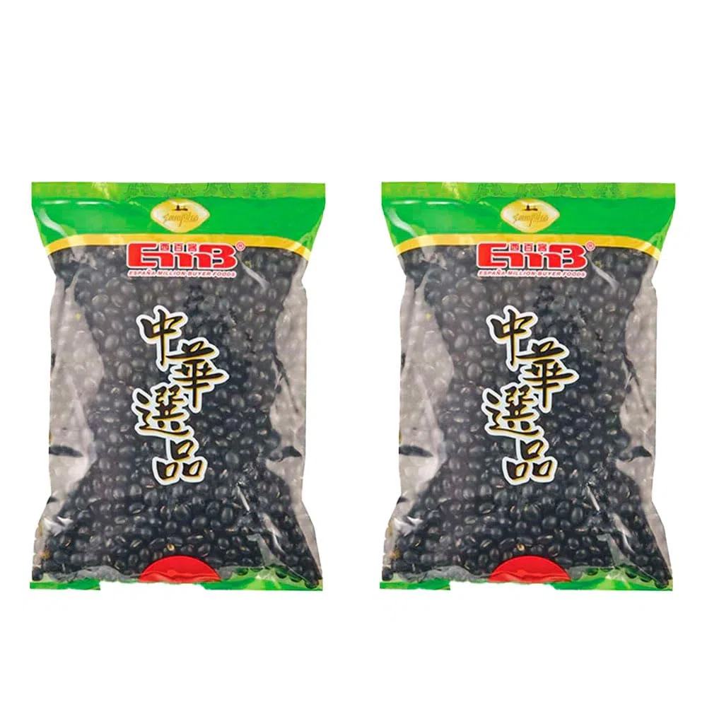 Soja negra en grano 400 g legumbre seca para cocina asiática, guisos, sopas, ensaladas y bowls, alta en proteína vegetal y fibra