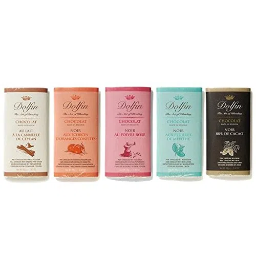 Surtido Degustación Cinco Chocolates Belgas
