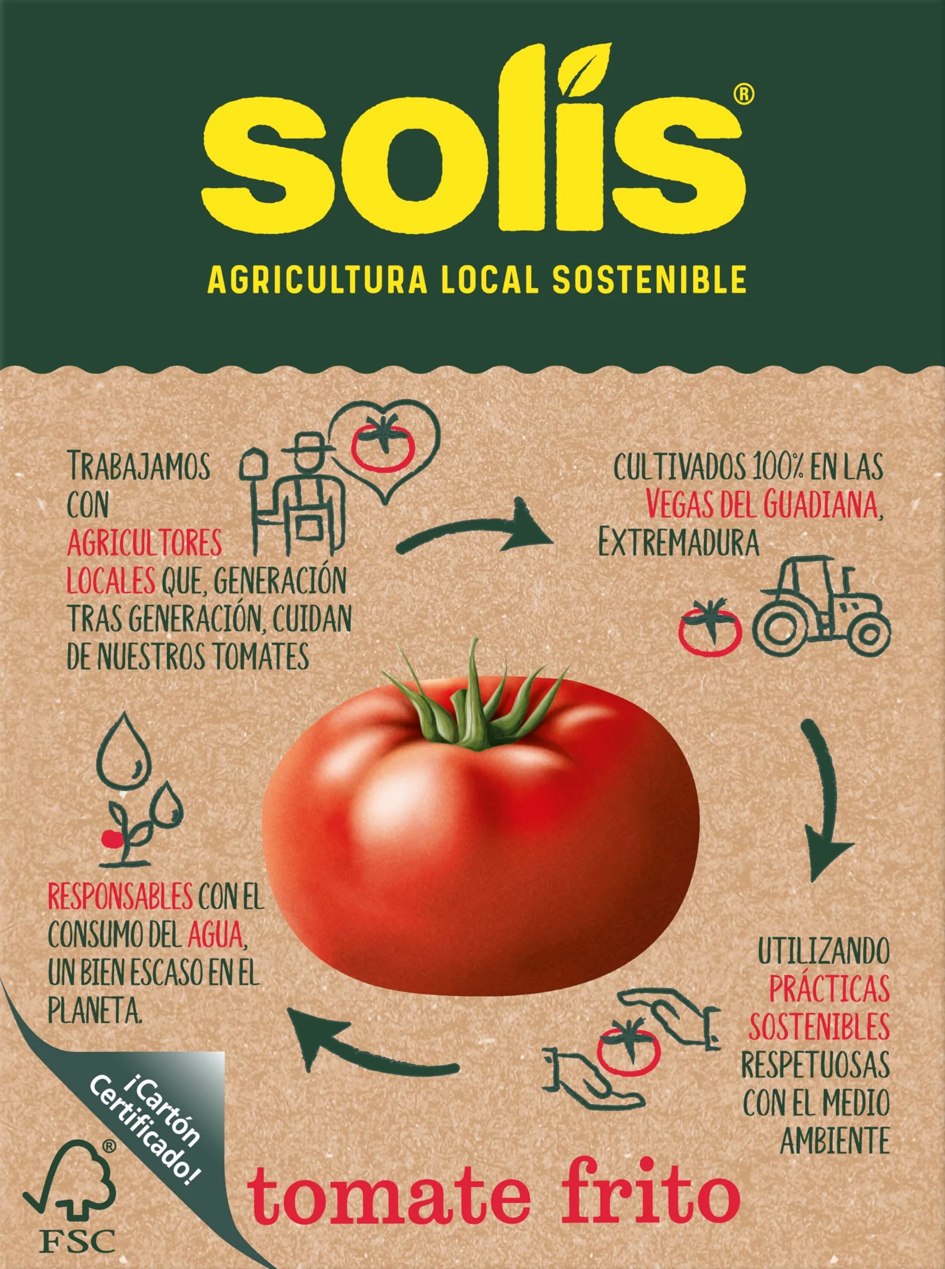 Solis Salsa de tomate COMBI OLIVA 12 x 350 g
