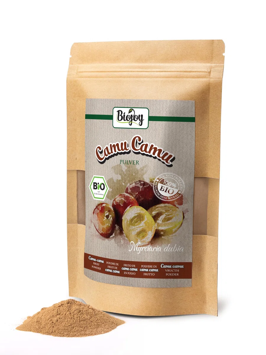 Biojoy Camu Camu en polvo Ecológico (250 g), sin aditivos