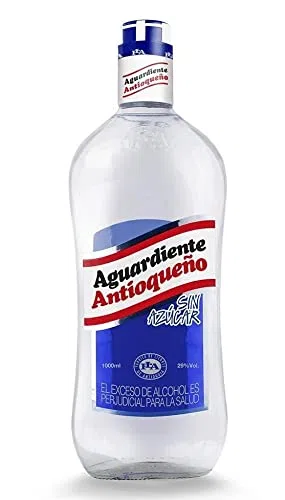 Aguardiente Antioqueño - Bebida espirituosa anisada - 1000ml 1 Litro (Azul)