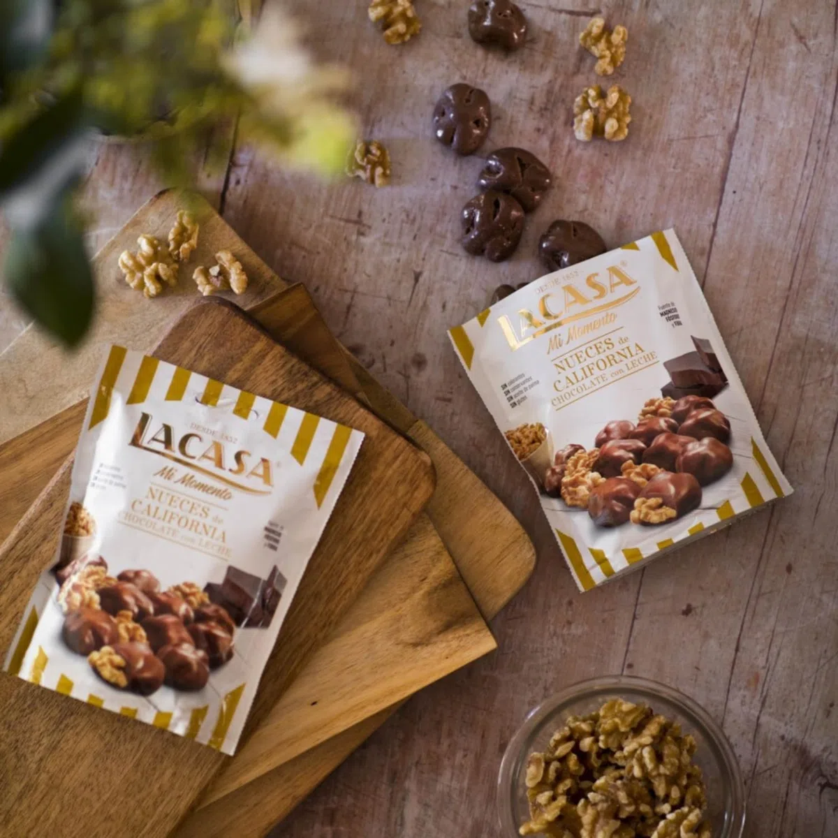 Lacasa Mi Momento pack de 5:Arándano Chocolate Negro 60 G,Pistacho Chocolate Leche,Arándano Chocolate Negro,Nueces Chocolate Leche,Pasas Chocolate Negro