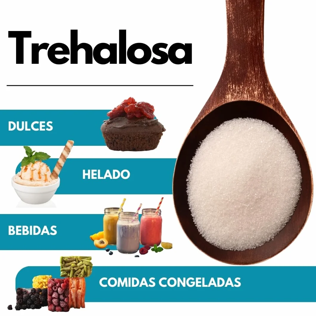 SaporePuro Trehalosa 1 kg - Menos dulce que un azúcar normal - Azúcar de bajo índice glucémico