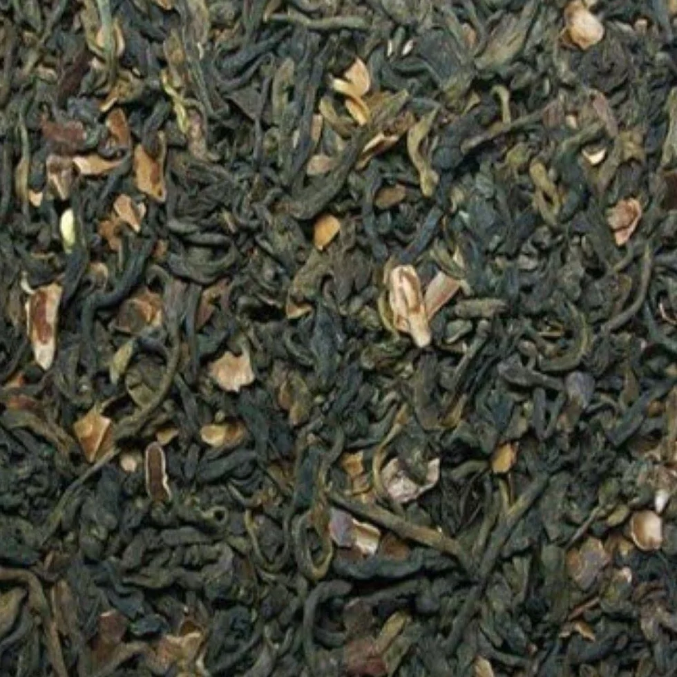 SABOREATE Y CAFE THE FLAVOUR SHOP Té Rojo Pu Erh Yunnan China con Habas de Chocolate - Té en Hebra Hoja Entera a Granel 1 kg